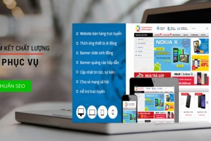 Thiết Kế Web Bán Hàng Máy Tính Điện Thoại Linh Kiện Online