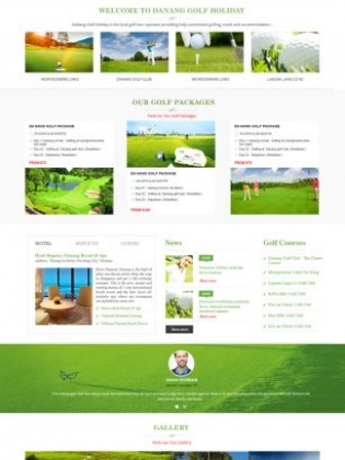 Thiết kế web Công ty Vietline Travel - Vietnam Golf Courses