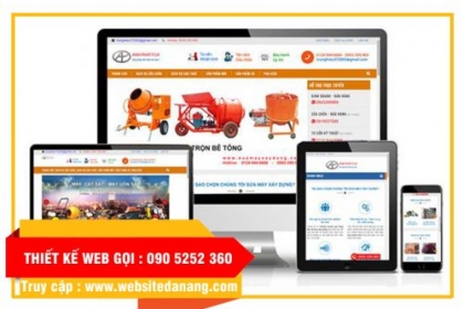 Thiết Kế Web Công Cụ Cơ Khí Máy Móc Thiết Bị