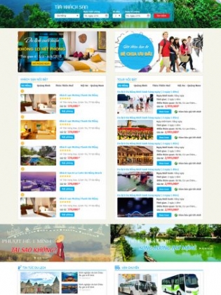 Thiết kế web Du lịch APT travel Hội An