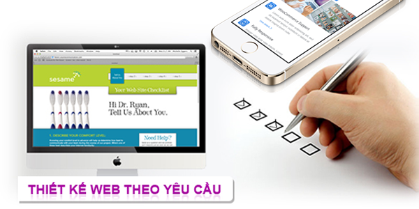 Thiết kế web theo yêu cầu